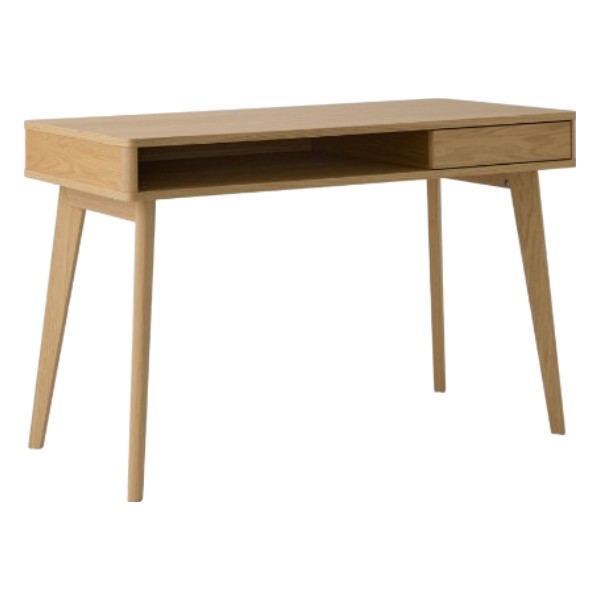 Bureau vintage Atia en chene clair Camif