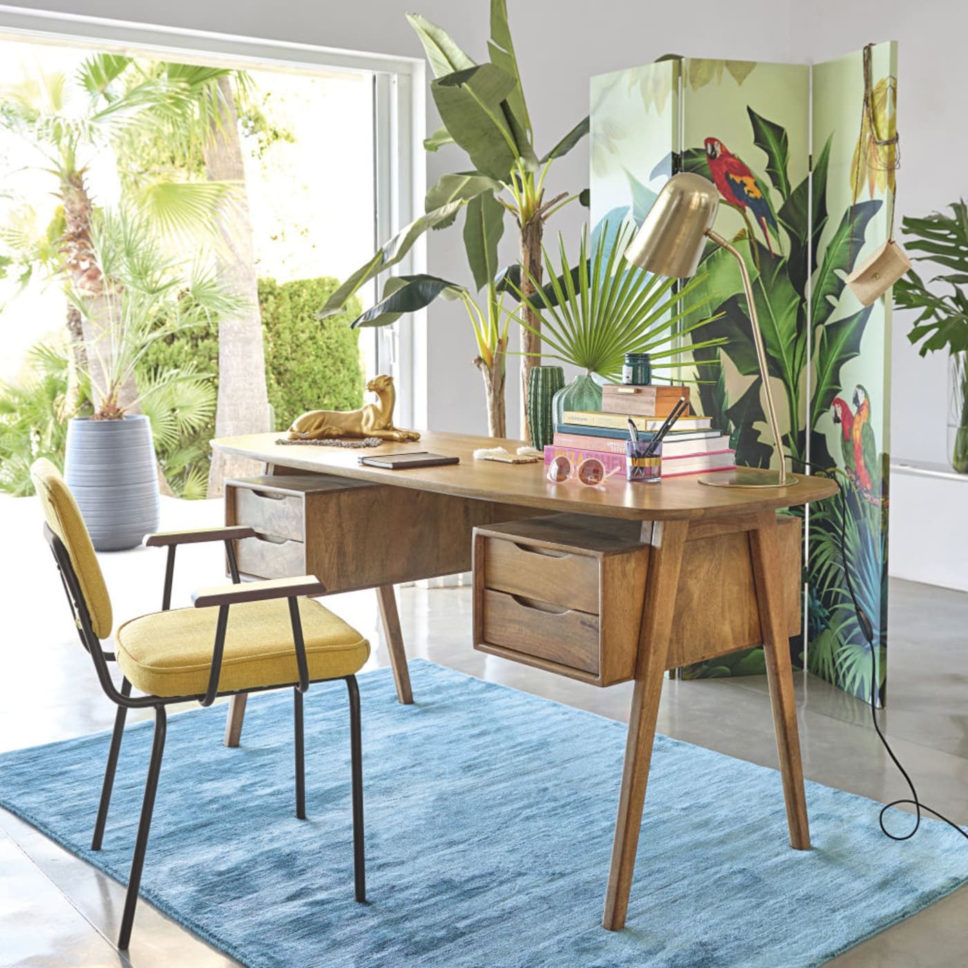 Bureau vintage Janeiro en bois de manguier Maisons du Monde