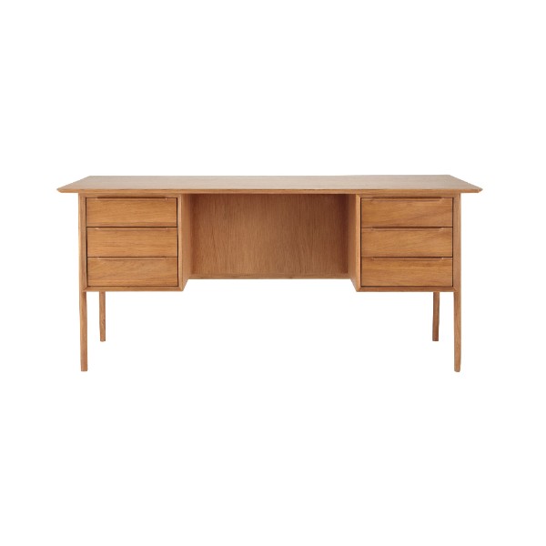 Bureau vintage Portobello en chene massif Maisons du Monde