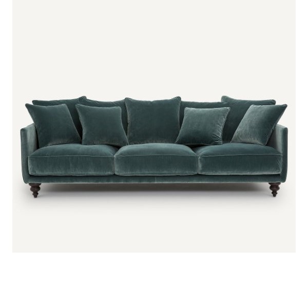 Canapé Lazare La Redoute AM.PM velours vert cèdre