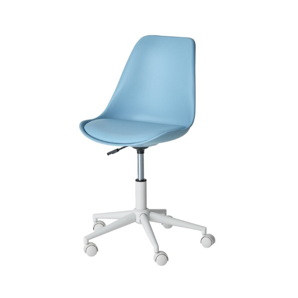 Chaise roulettes bleue La Redoute