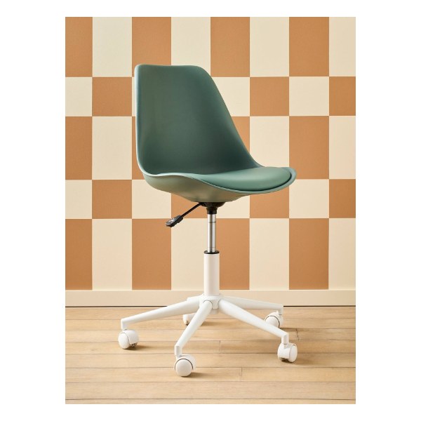 Chaise de bureau enfant à roulettes verte - Vertbaudet