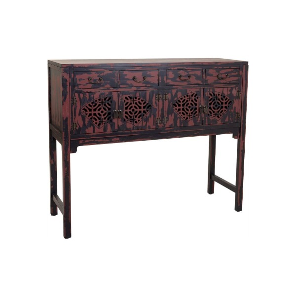 Console orientale La Redoute, packshot fond blanc