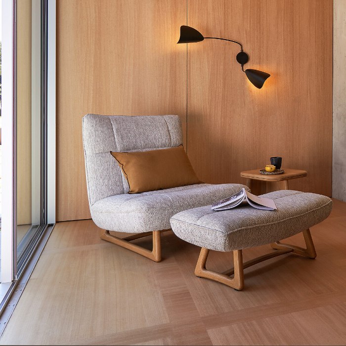 Fauteuil Lafar AM.PM en situation dans un salon
