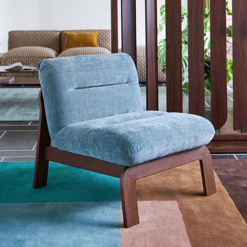 Fauteuil lounge Talet La Redoute en situation dans un salon