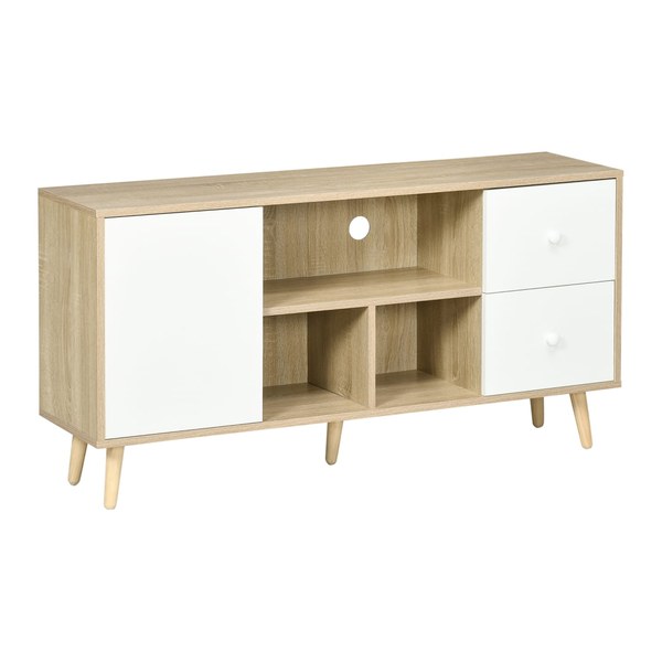 Meuble tv vintage scandinave Homcom