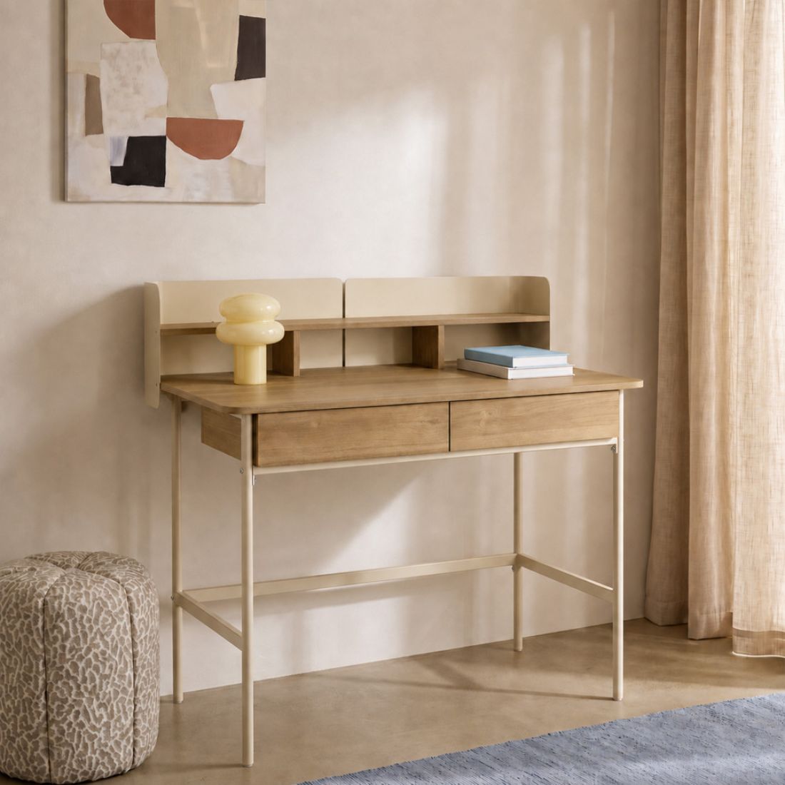Petit bureau avec étagère intégrée Bureau Copa