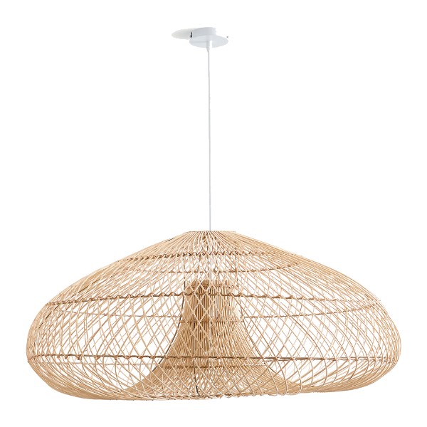 Suspension en rotin tresse Titou AM.PM sur fond blanc
