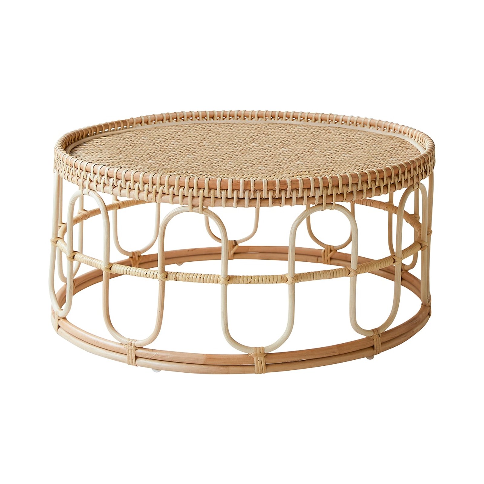 Table basse ronde en rotin Samson La Redoute