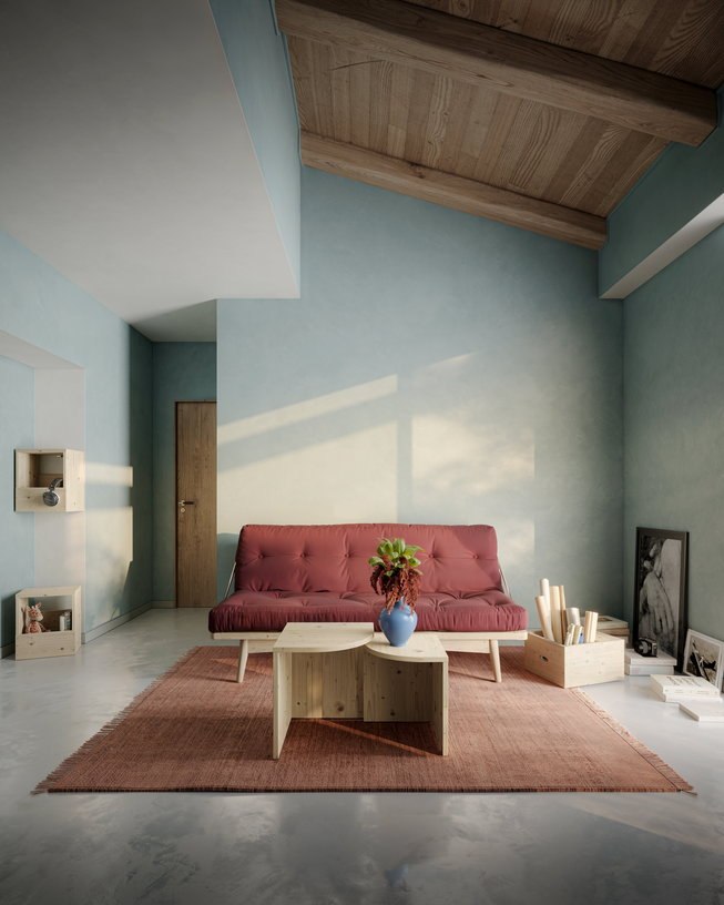 Duo de tables gigognes scandinaves modulables