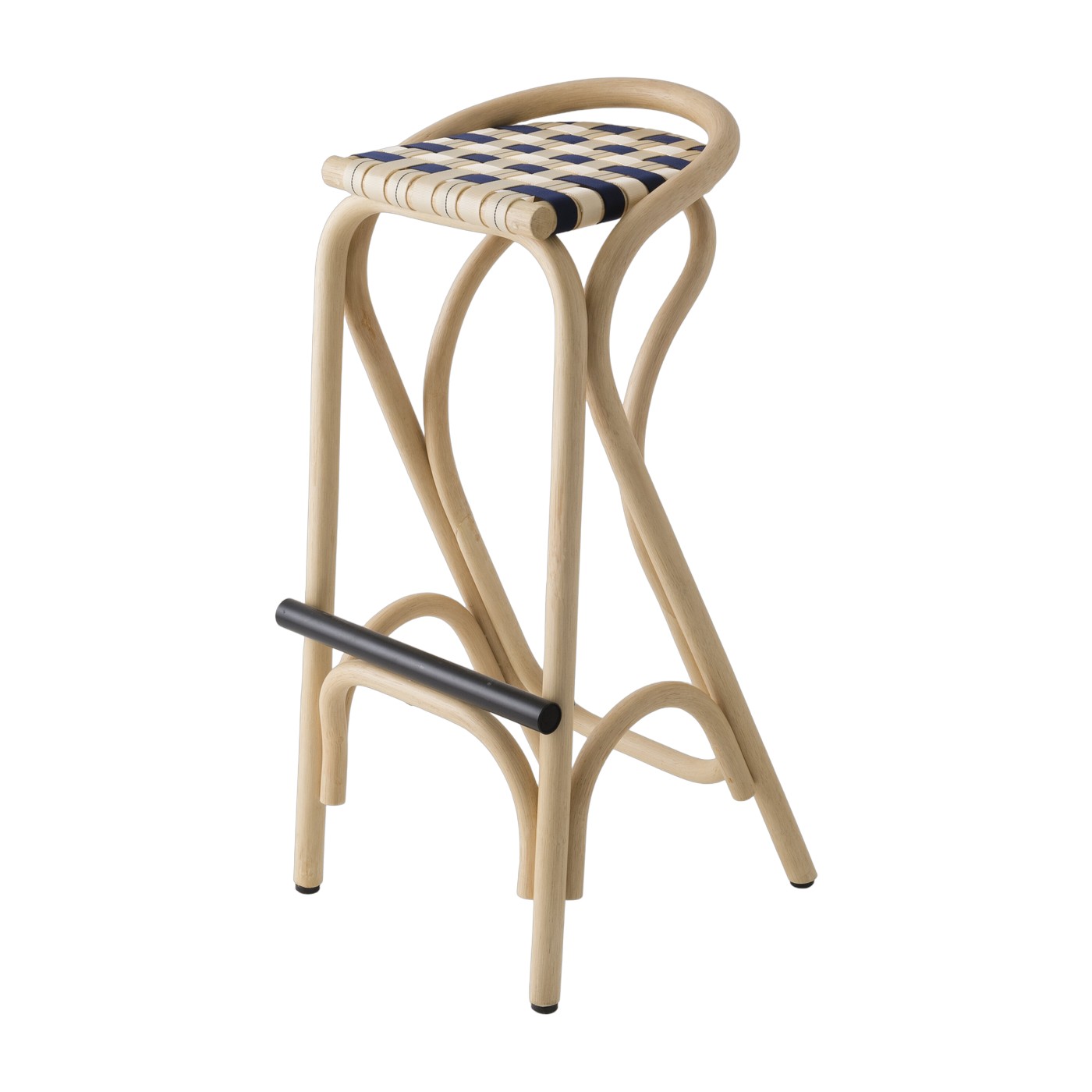 Virage, le tabouret de bar en rotin signé Orchid Edition