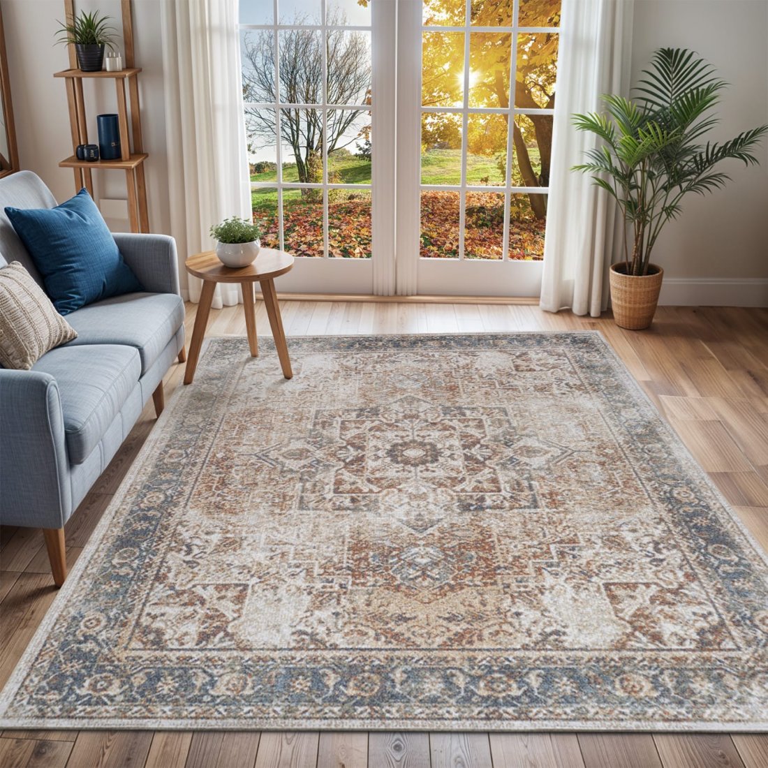 Tapis Alora en ambiance Maisons du Monde