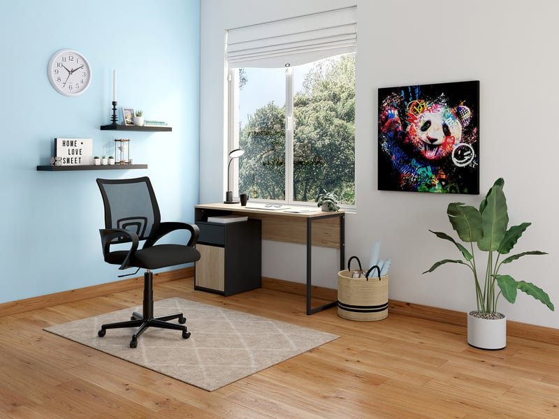 Bureau Amberg Conforama en situation
