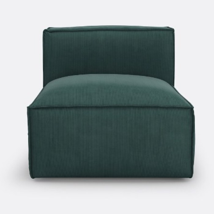 Chauffeuse modulable en velours côtelé La Redoute