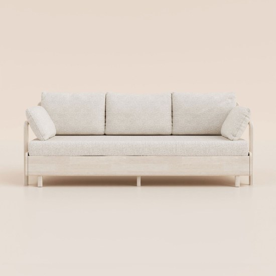 Canapé convertible design scandinave en bois massif
