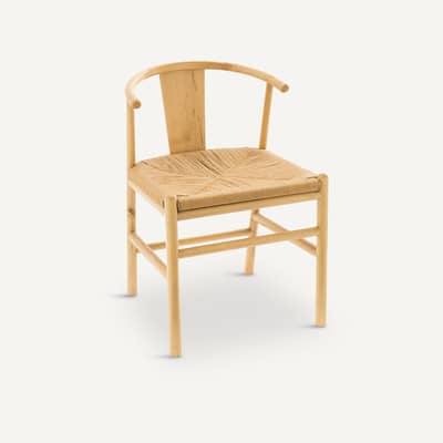 Chaise design paillée intemporelle La Redoute