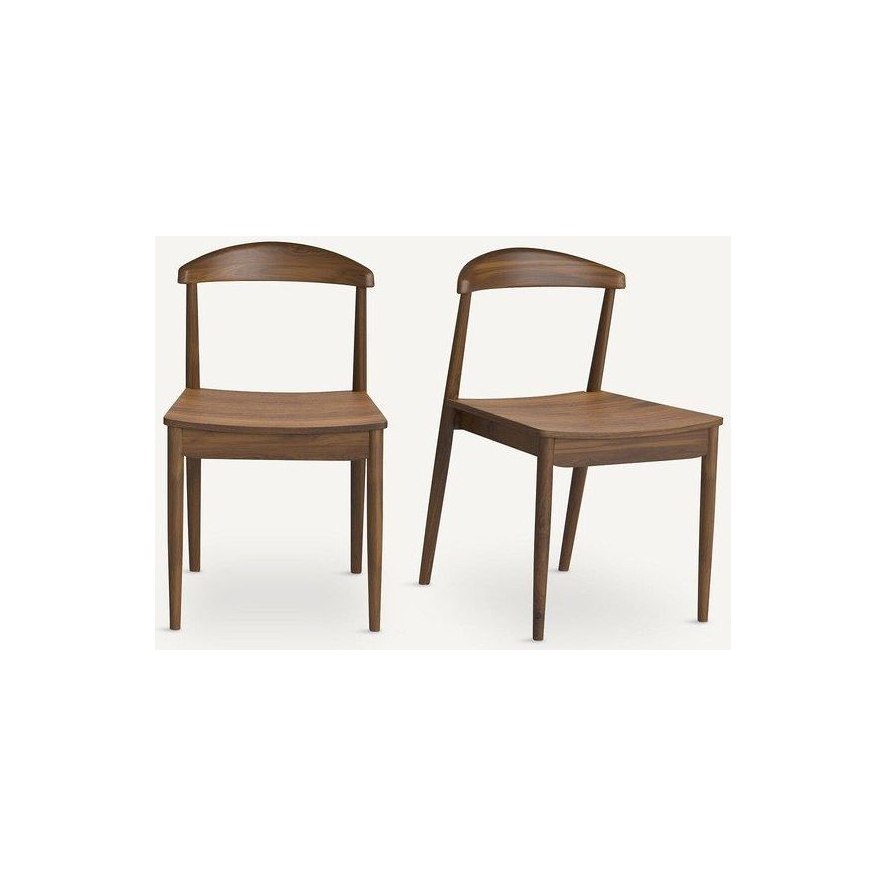 Chaise Galb en noyer