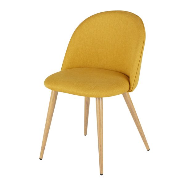 Chaise Mauricette Ocre Maisons du Monde