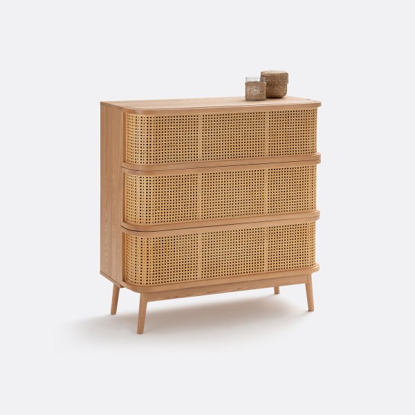 Commode en rotin Laora La Redoute