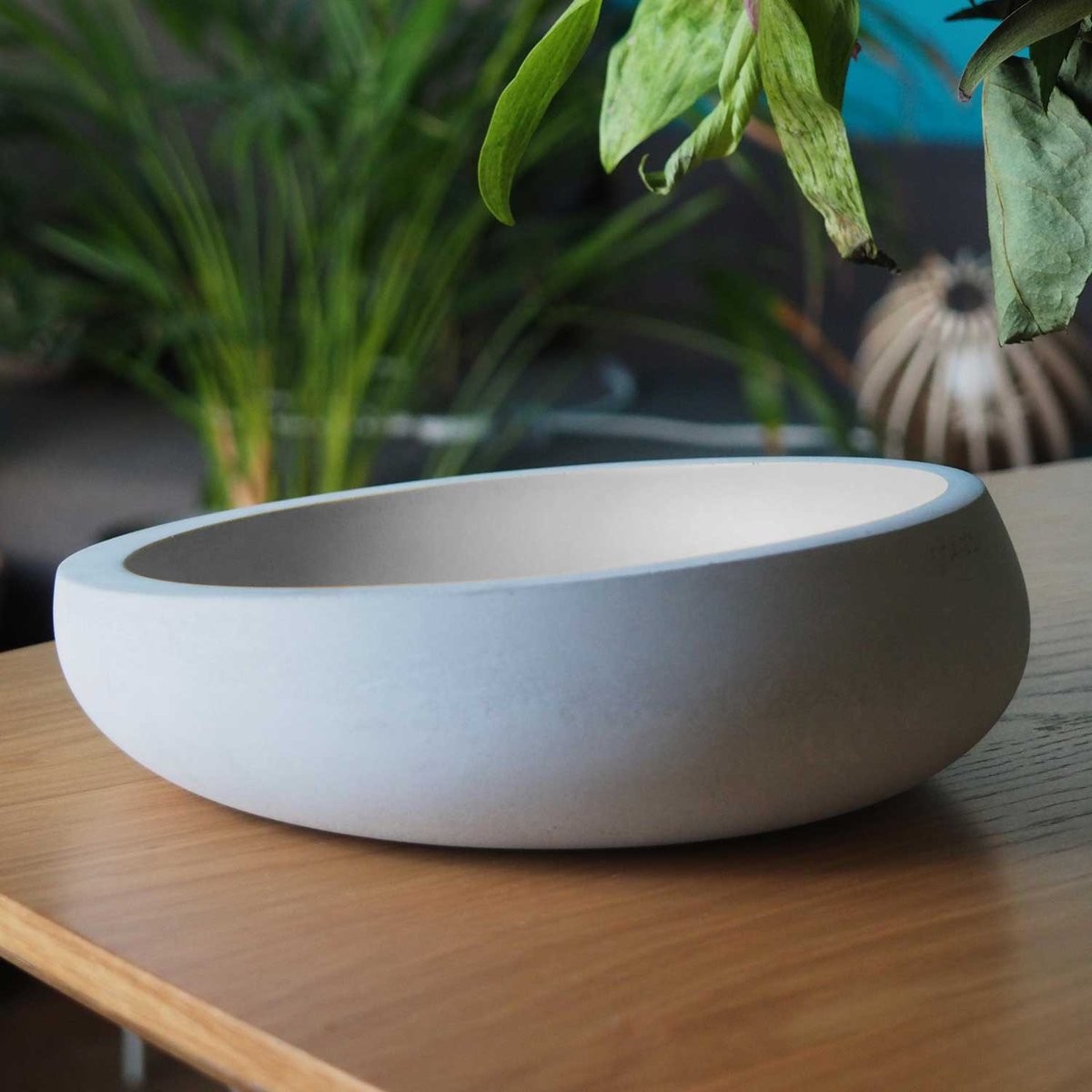 Vide-poche en béton BRUT, Gris Nuage La Redoute
