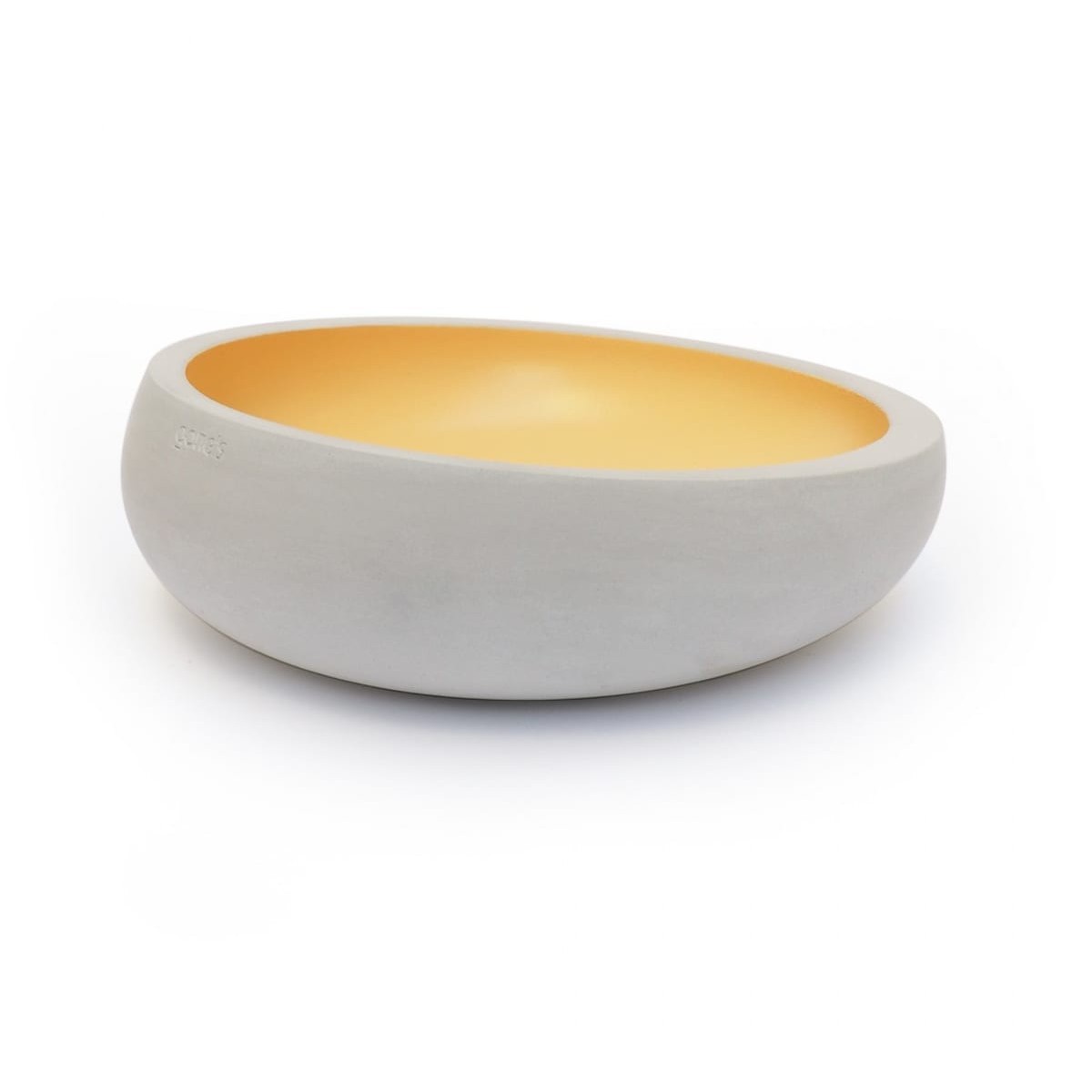 BRUT, vide-poche en béton Cream Gold Maisons du Monde