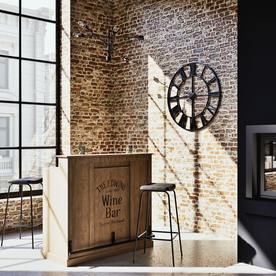 Quelle déco avec une horloge industrielle ?