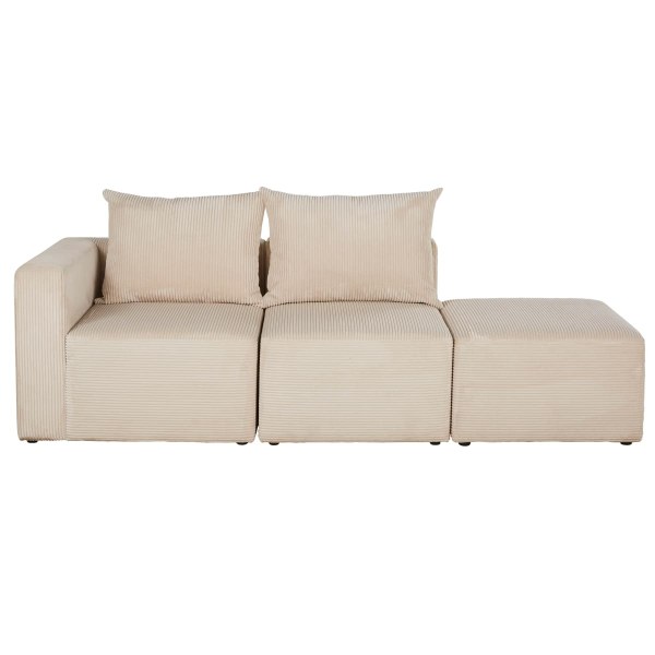 Canapé en velours côtelé multi-places modulable Maisons du Monde