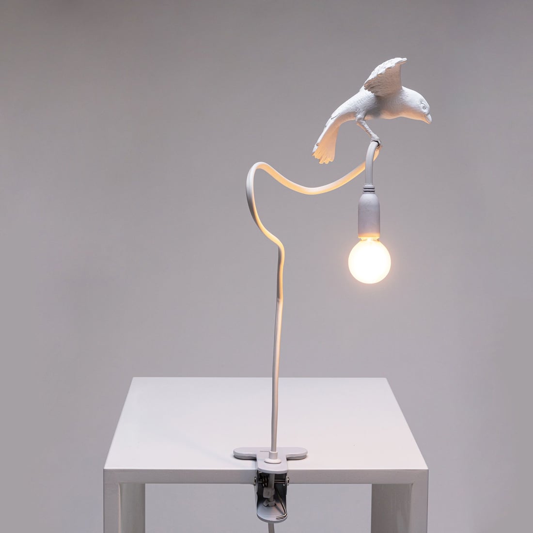 Lampe animal oiseau Sparrow Seletti en situation
