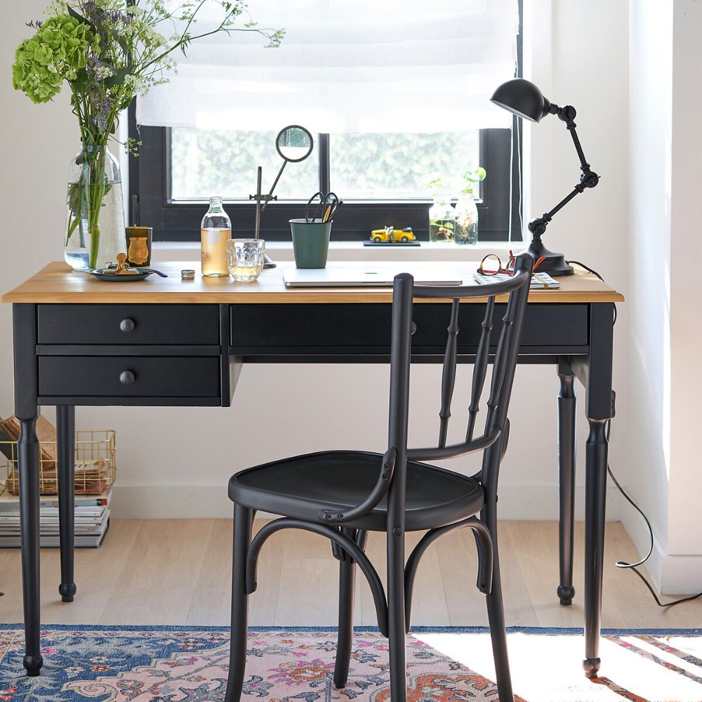 Lampe de bureau vintage industrielle Kikan