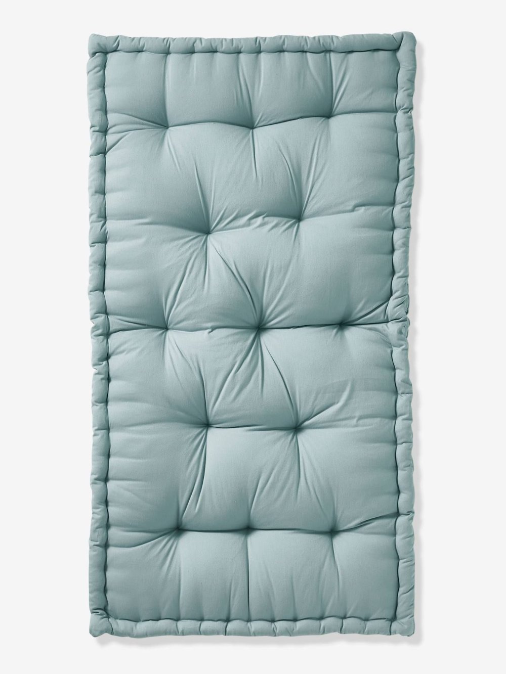 Matelas de sol style futon bleu grisé