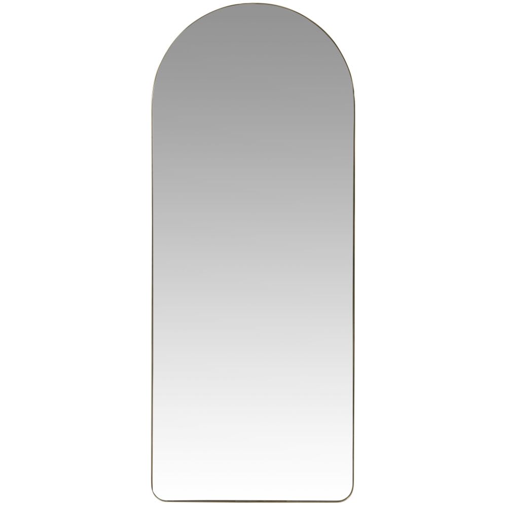 Grand miroir arche doré sur pied Lisa, packshot