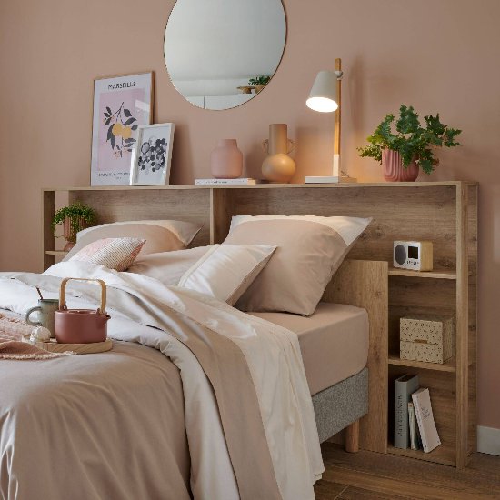 Tête de lit Nature avec rangements