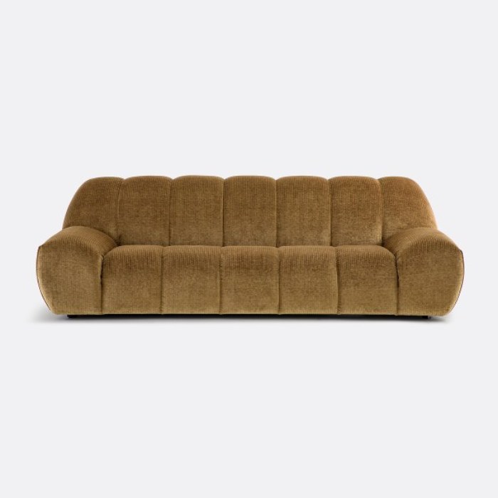 Canapé vintage en velours côtelé La Redoute