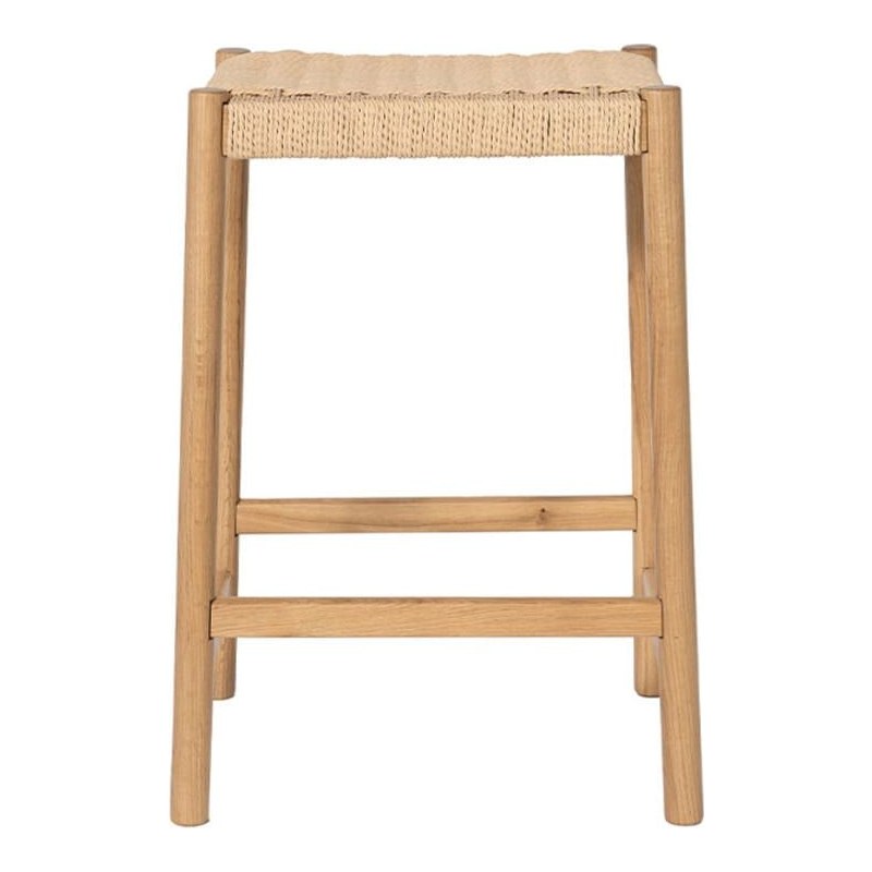 Tabouret de bar en corde tressée Paolo Maisons du Monde