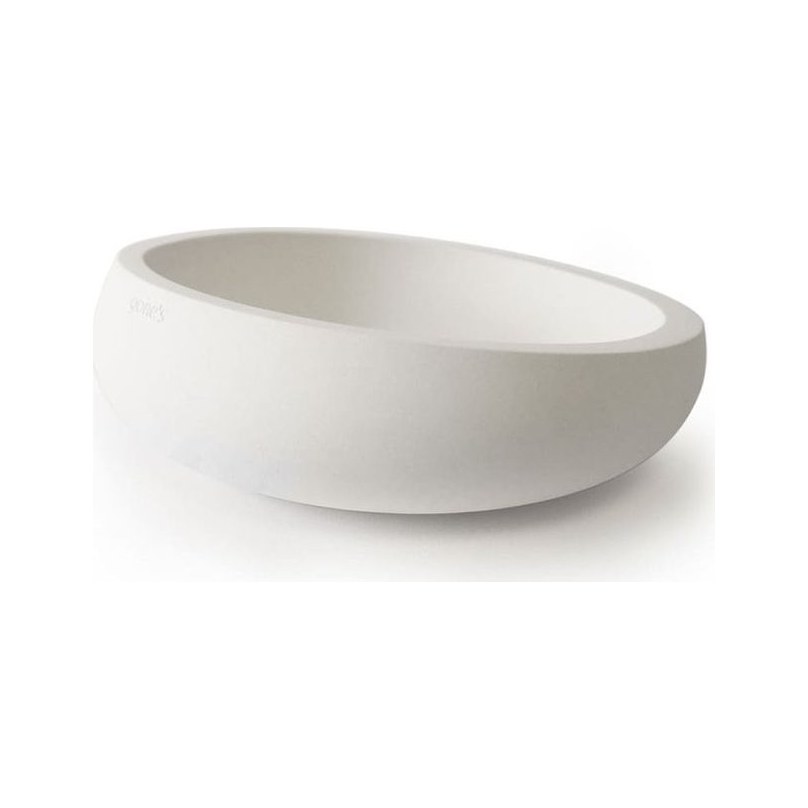Petit vide-poche en béton BRUT, Blanc La Redoute