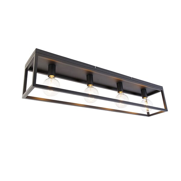 Plafonnier cage en acier noir Maisons du Monde