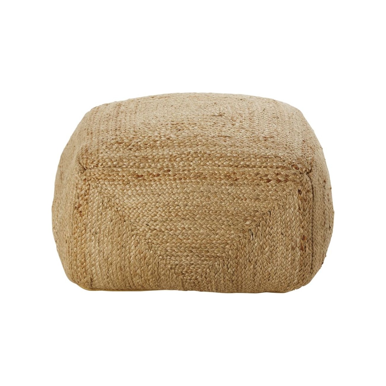 Pouf carré en chanvre tressé Palmera - Maisons du Monde