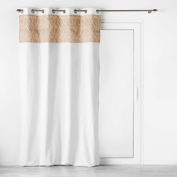 Rideau jute imprimé La Redoute
