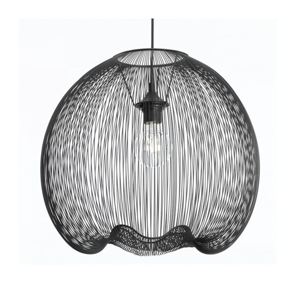 Suspension cage filaire noire Maisons du Monde
