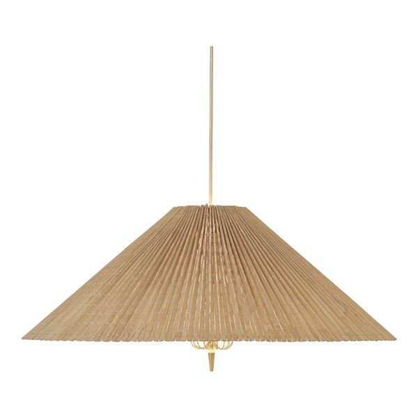 Suspension en bambou et laiton Modèle 1972 Gubi
