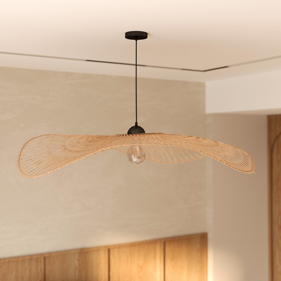 Quelle déco avec une suspension en bambou ?