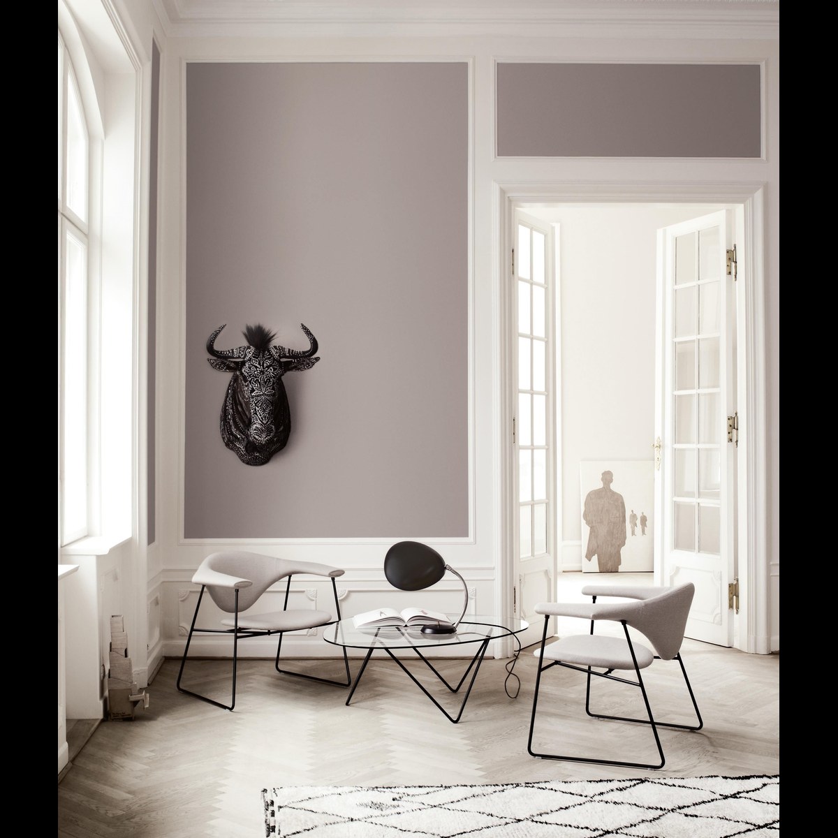 Table basse Pedrera Gubi en verre, reedition 1955