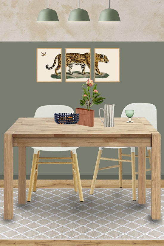 Quelle déco avec une table carrée ?