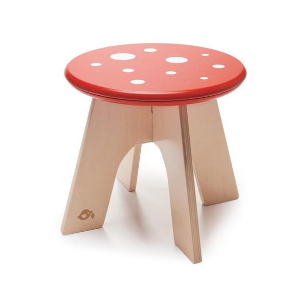 Tabouret champignon en bois Maisons du Monde