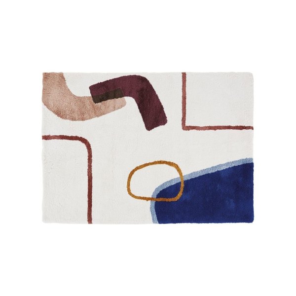 Tapis à motif géométrique abstrait Timzilite Maisons du Monde