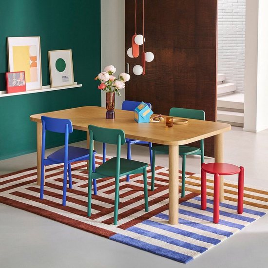 Tapis à motif géométrique lignes Elsie La Redoute Interieurs dans un intérieur décoré