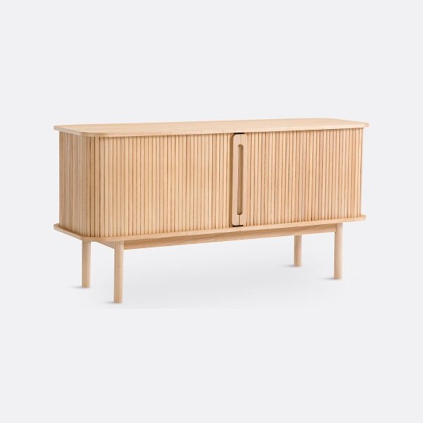 Buffet bas Wapong 2 portes coulissantes cannelées, La Redoute Intérieurs