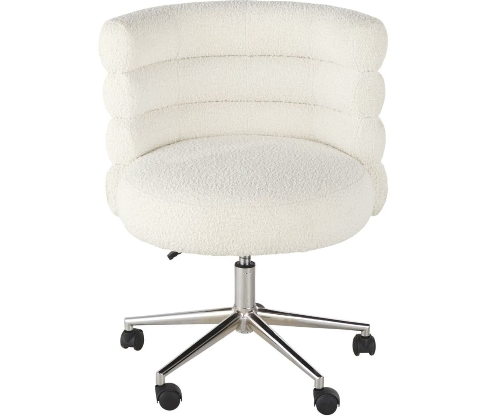 Chaise de bureau professionnelle Newbury en bouclette écrue Maisons du Monde