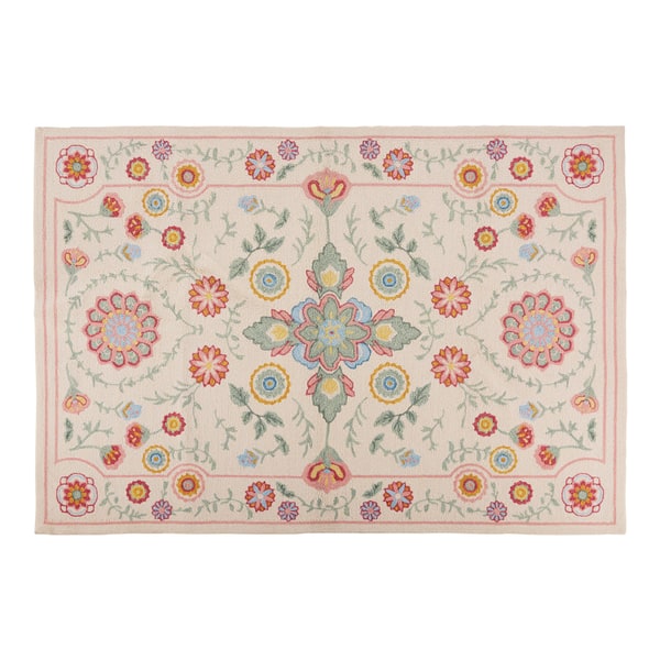 Tapis d'extérieur à motifs floraux multicolores Helie Maisons du Monde 160x230 cm